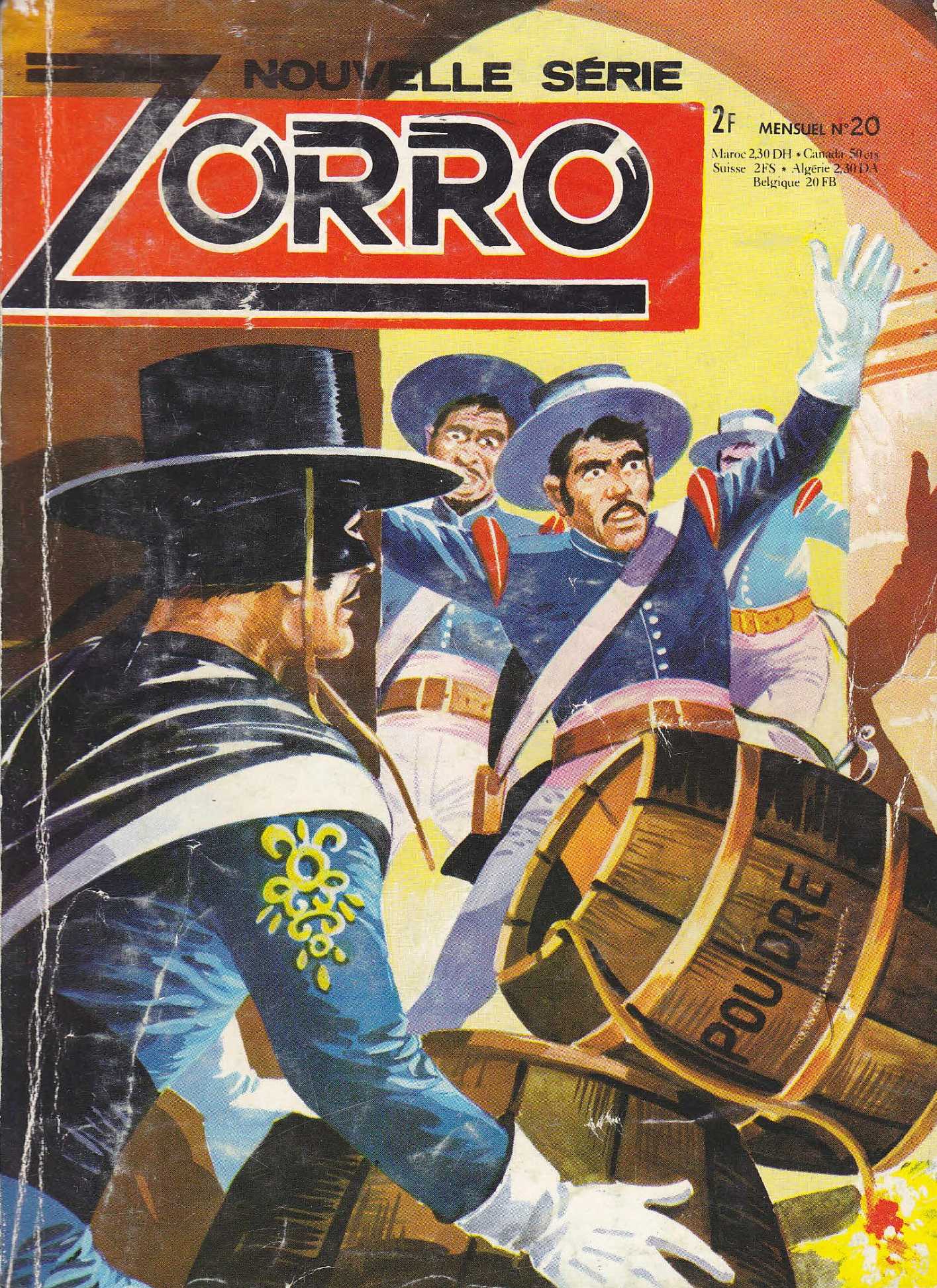 Scan de la Couverture Zorro SFPI Poche n 20